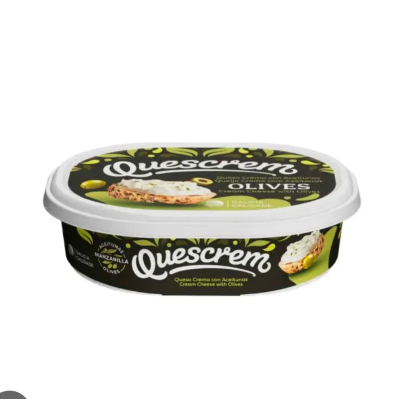 Queso crems con aceitunas