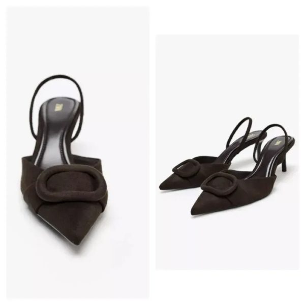 Tacones Zara marrón