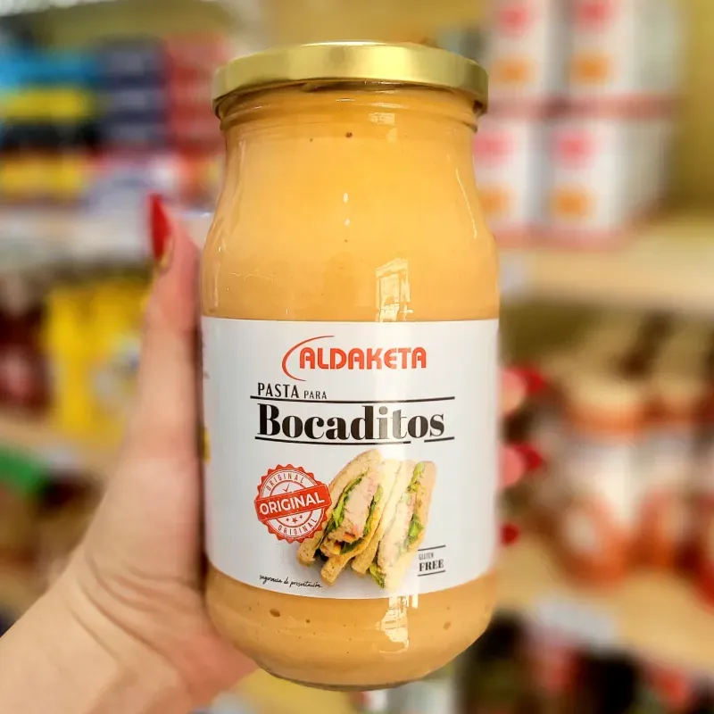 Pasta para bocaditos. ALDAKETA
