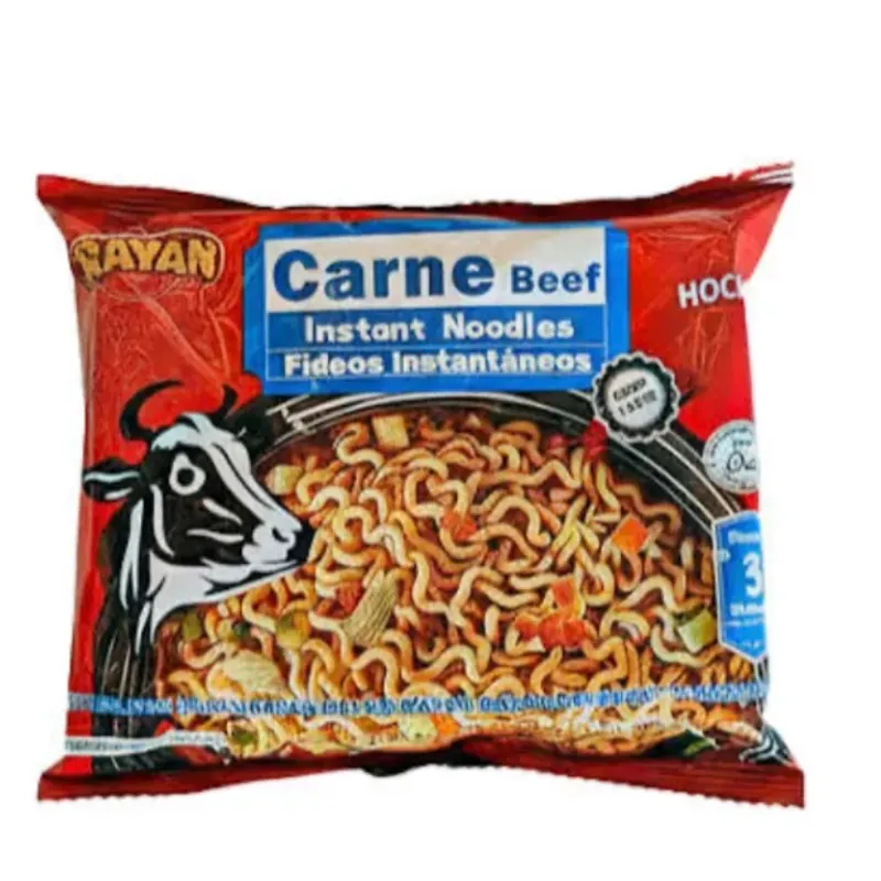 Fideos instantáneos de Carne