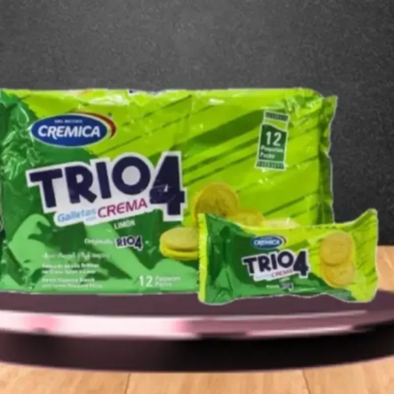 Galletas Trio4 de limon 12 unidades