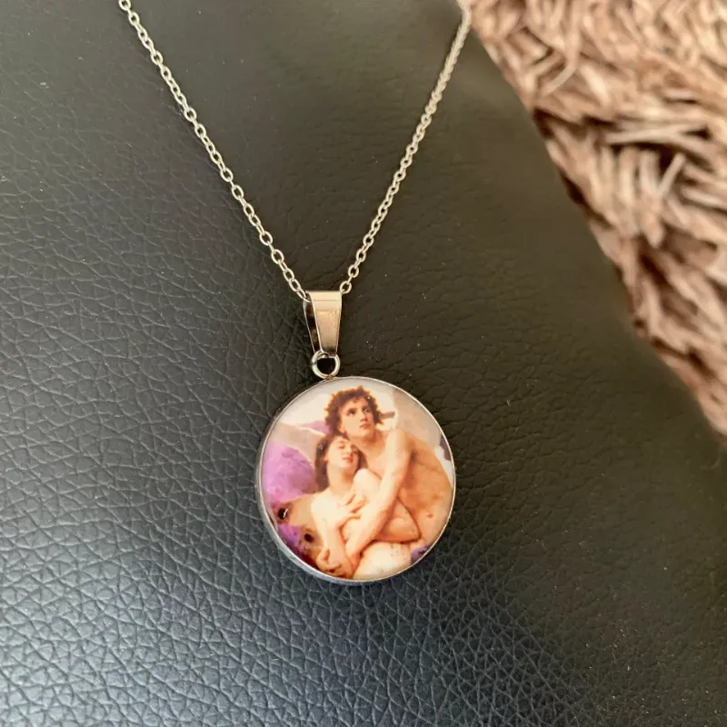 Collar con dije encapsulado con fotografia 3