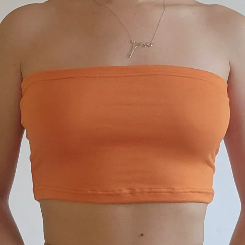 CROP TOP NARANJA