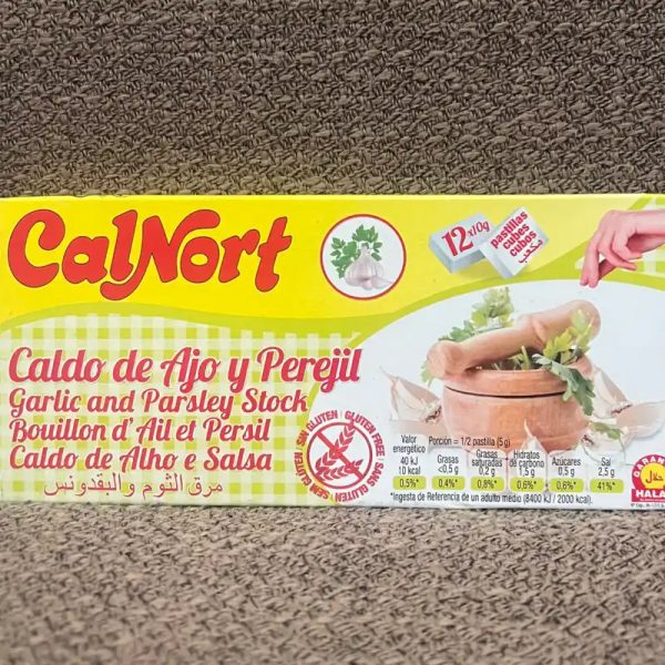 Caldo de ajo y perejil