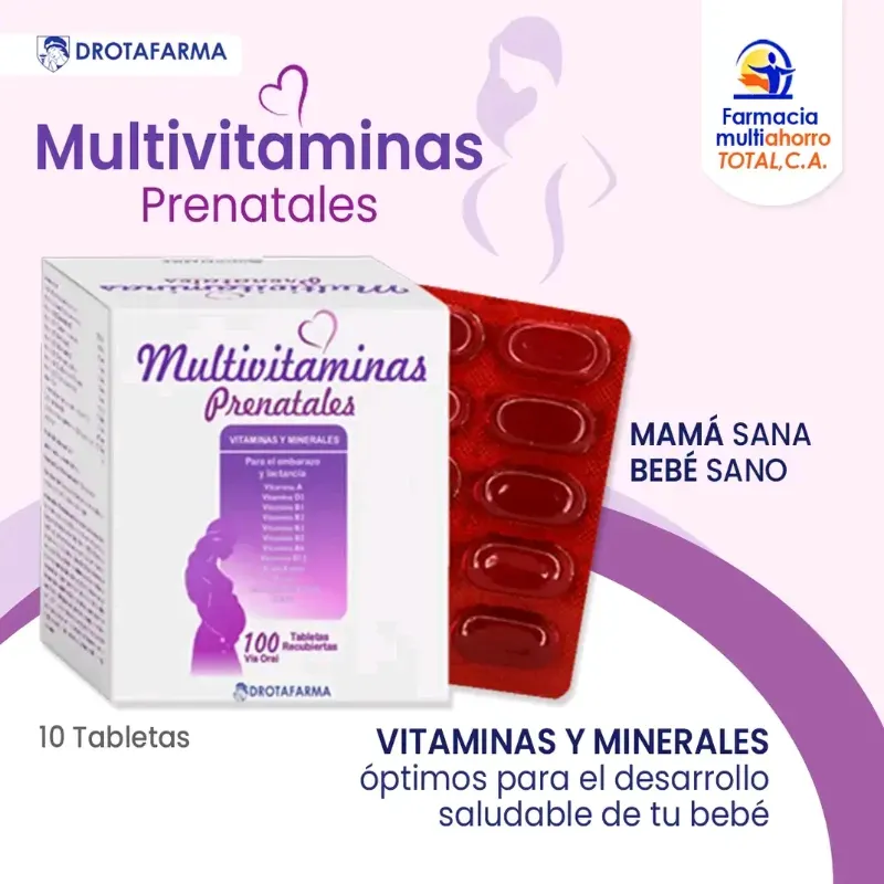 Multivitaminas (Prenatales) 10tab
