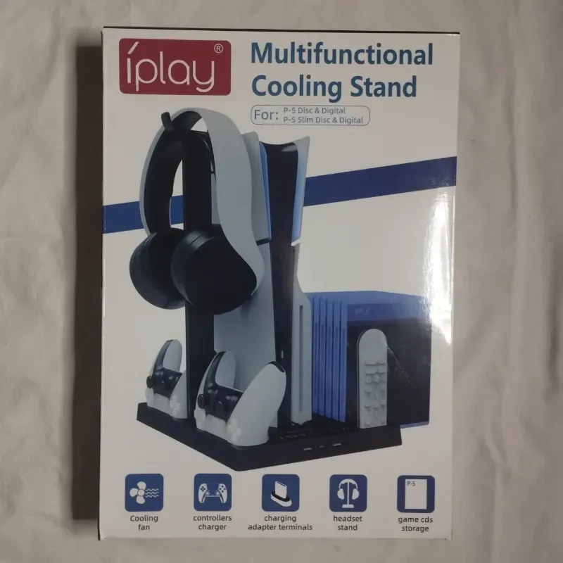 Base de refrigeración multifuncional para PS5/PS5 Slim