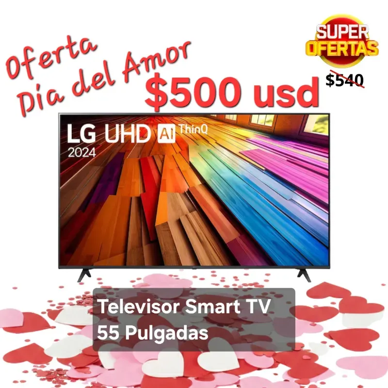 Televisor SmartTV LG 55 pulgadas