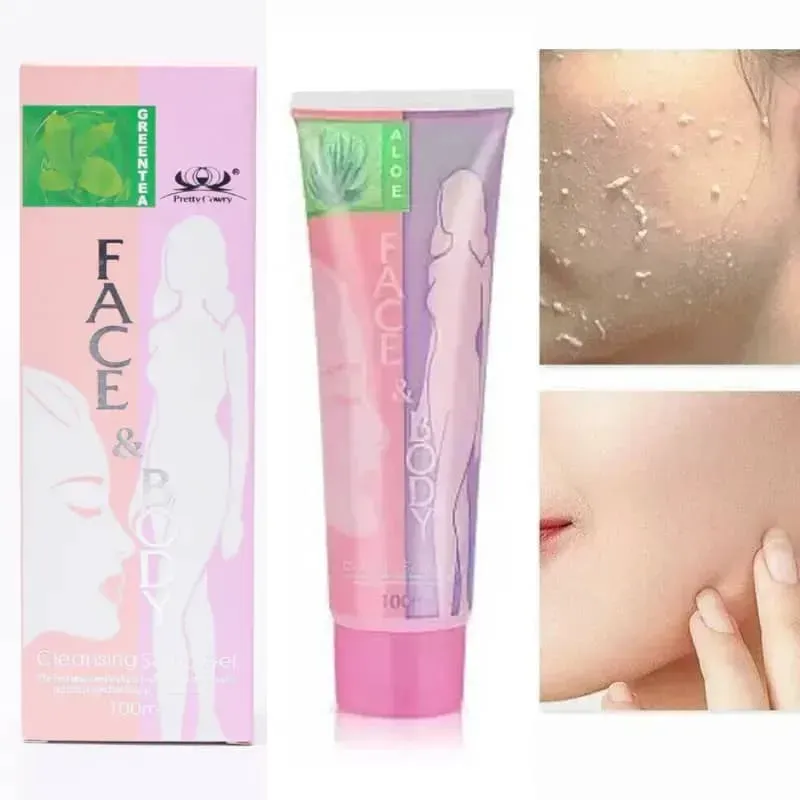 Gel exfoliante para cara y cuerpo