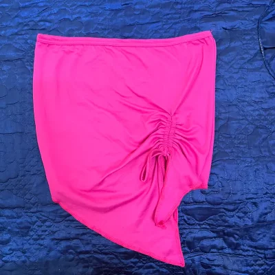 Blusa straple rosado fuscia