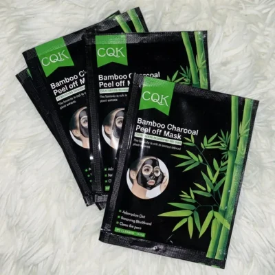 Mascarilla facial de carbón y bambú