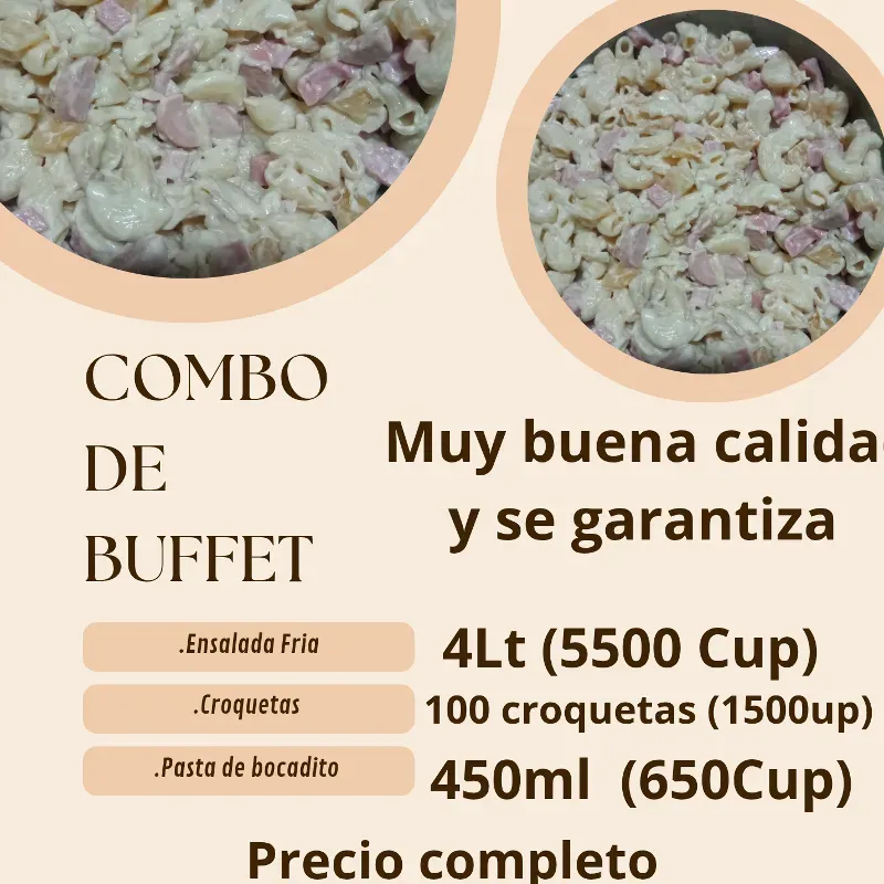Combo de ensalada fria