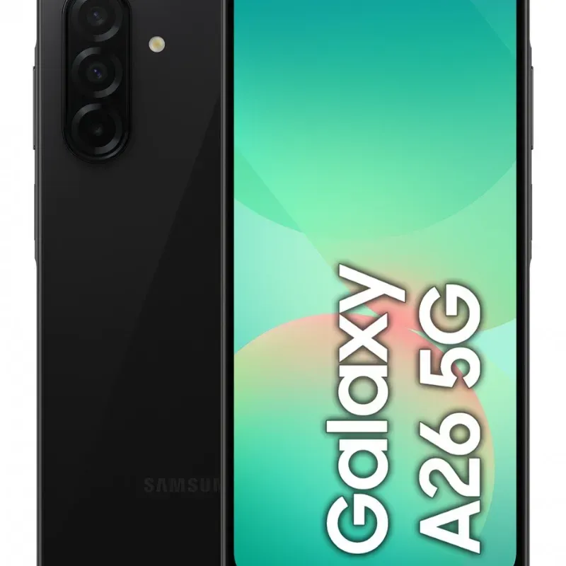  Samsung Galaxy A26 5G (2025) – 6 GB RAM / 128 GB – Negro