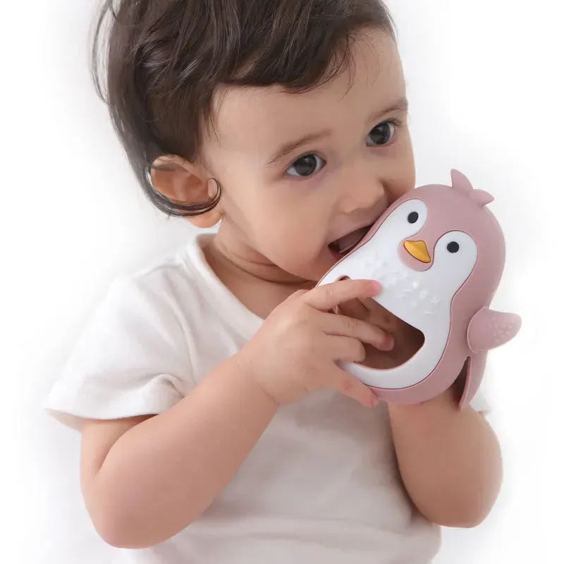 Mordedor rosa de silicona