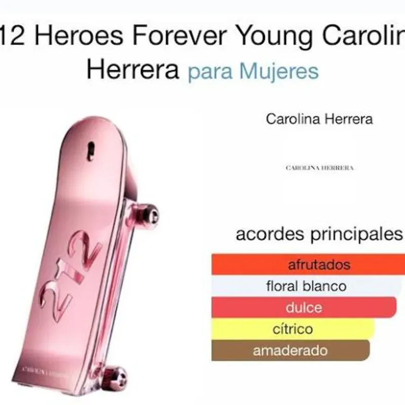 Perfume 212 Heroes Forever Young Carolina Herrera 80ml