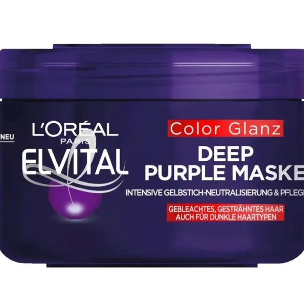 L'Oréal PARÍS ELVITAL MASCARILLA COLOR SHINE PÚRPURA PROFUNDO 250ml