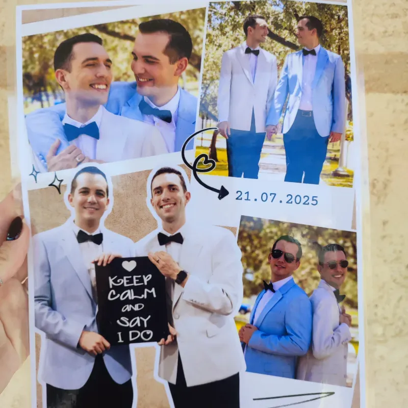 Impresión en papel fotográfico + laminado ️