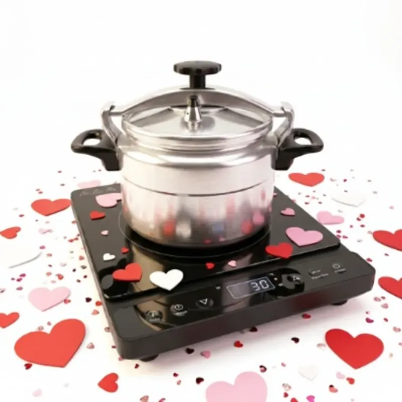 OLLA DE PRESIÓN MILEXUS 11L + ESTUFA DE INDUCCIÓN SIMPLE MILEXUS