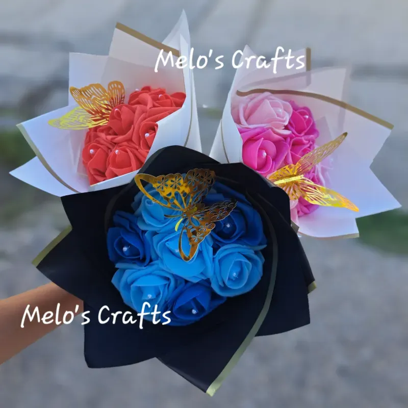 Ramo de 7 rosas de foami