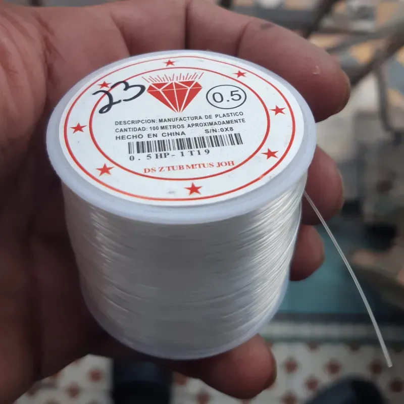 HILO RIGIDO 0.5 MM 1 METRO