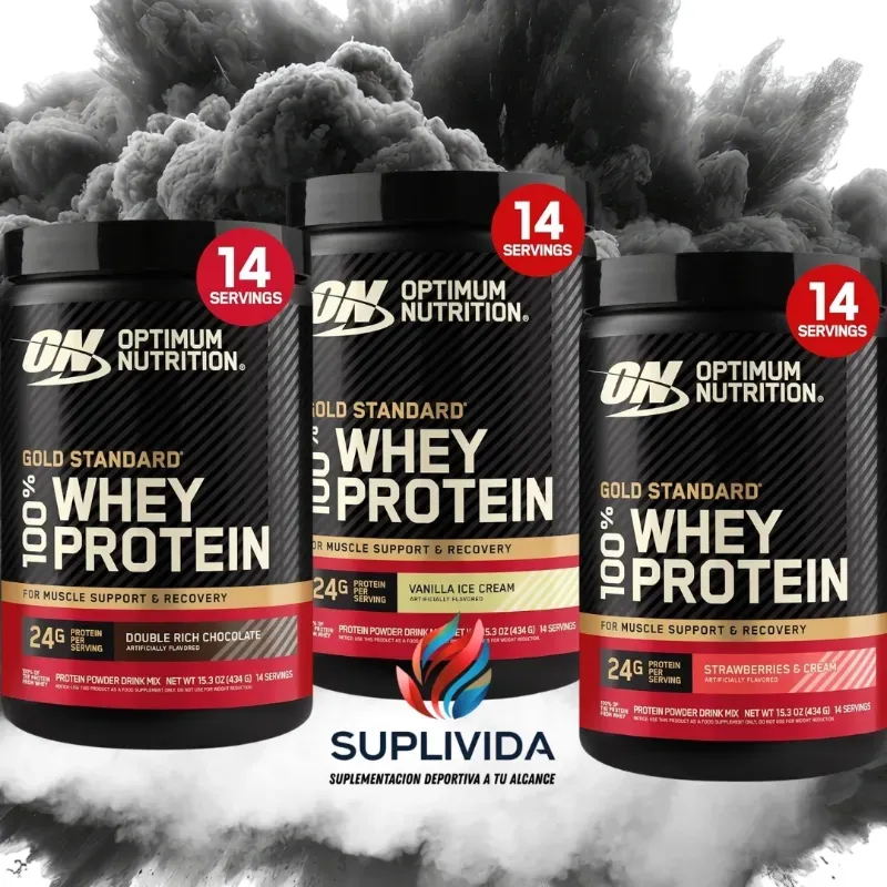 WHEY PROTEIN Optimum Nutrition® Gold Standard 100% - 14 SERVICIOS
