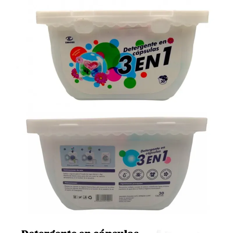  Zeecon Detergente en Cápsulas 3 EN 1 (30 unidades)