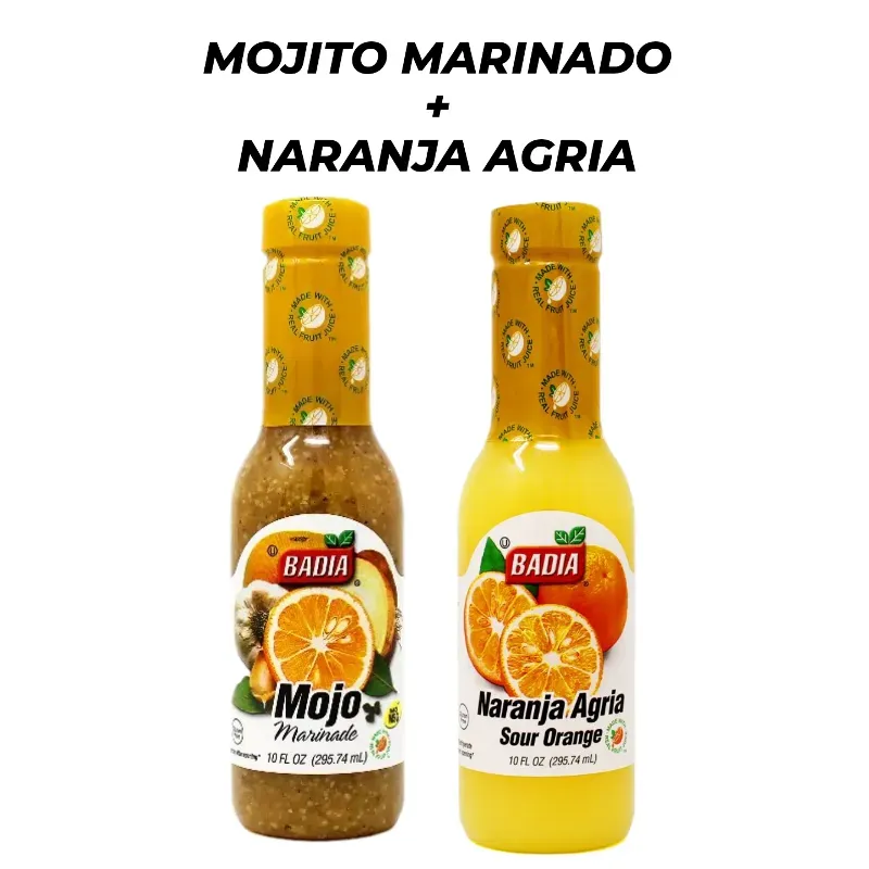 MOJITO MARINADO + NARANJA AGRIA 