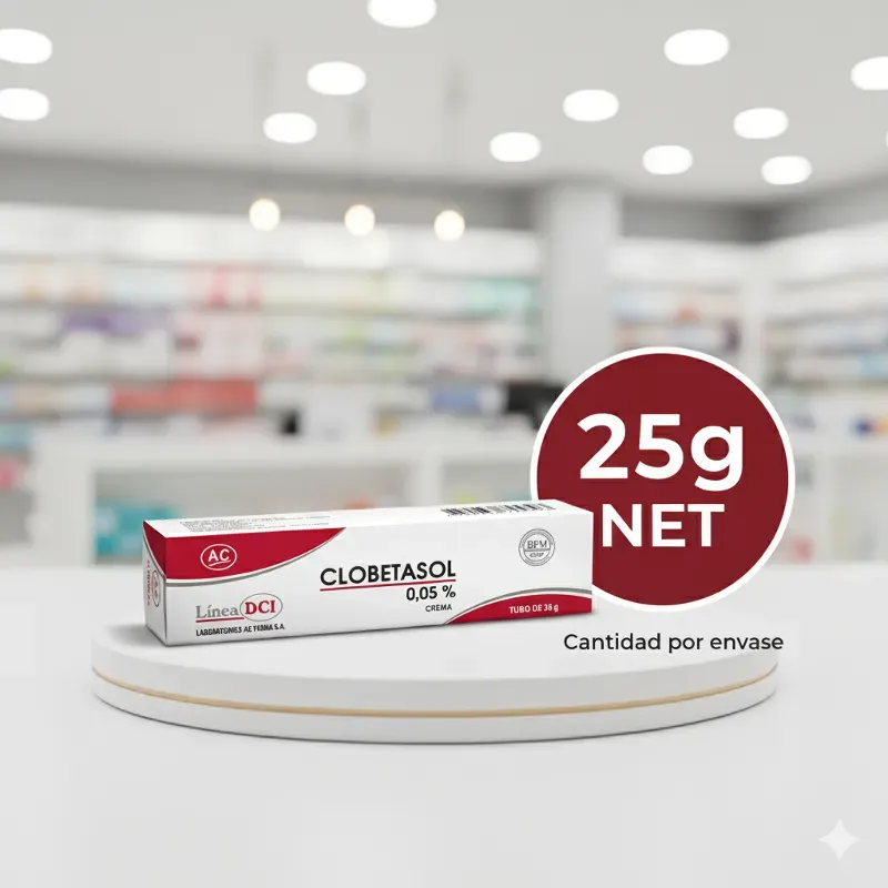 CLOBETAZOL EN UNGUENTO (0,05% 25G) (VENCE 9-27)