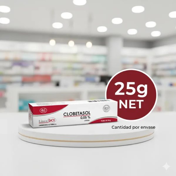 CLOBETAZOL EN UNGUENTO (0,05% 25G) (VENCE 9-27)