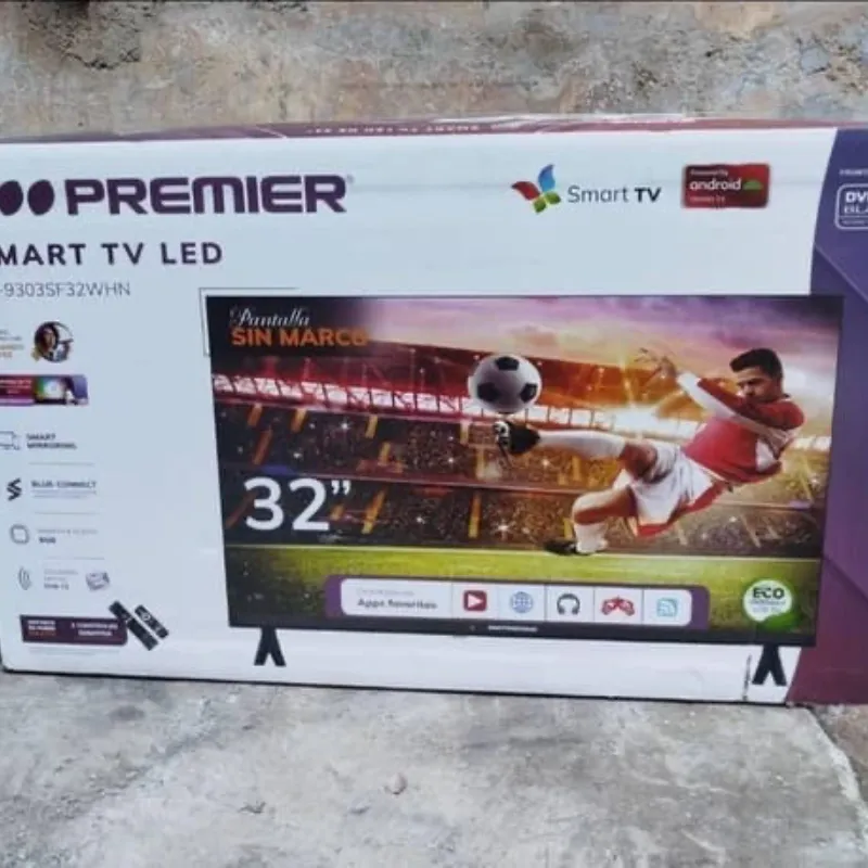 Smart TV Premier 32" ✅Con Soporte A La Pared ✅Dos Mandos