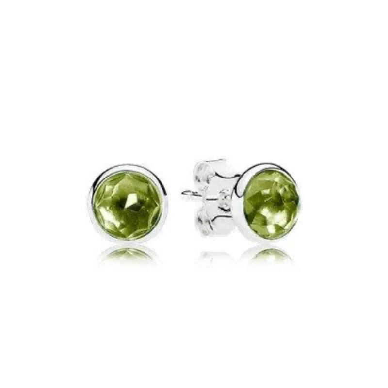 Aretes de Piedra Verde