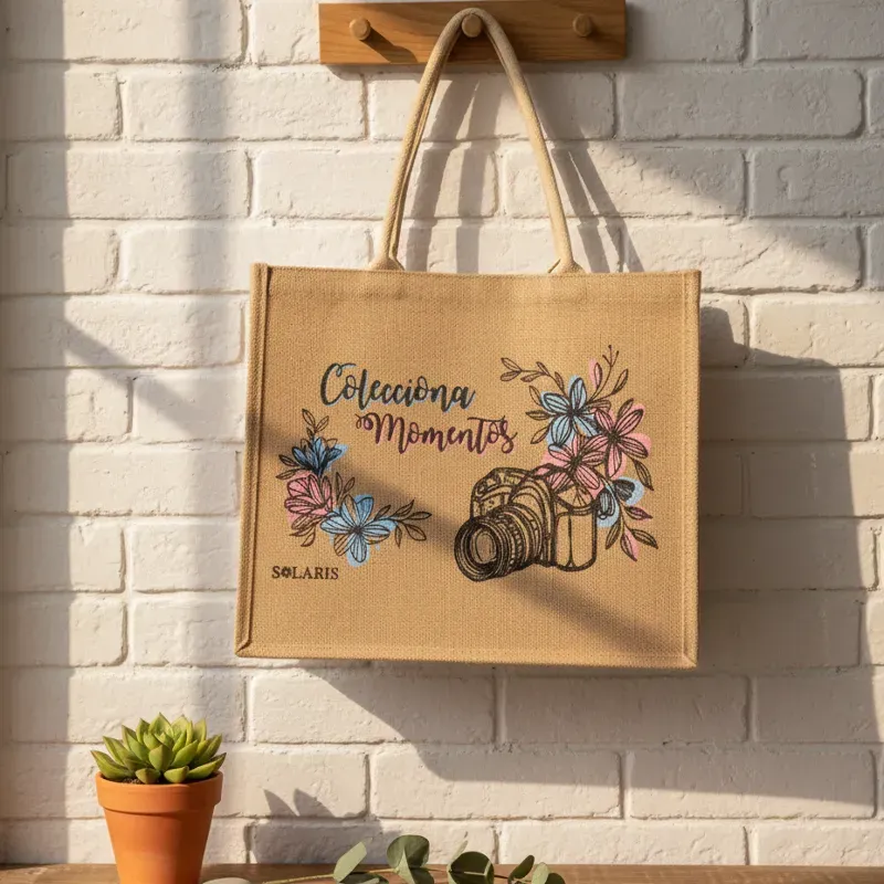 Bolso de yute coleccion de momentos