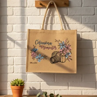 Bolso de yute coleccion de momentos