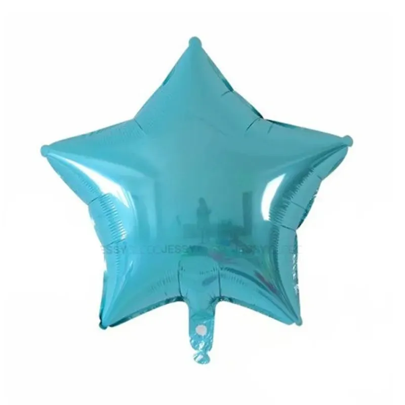 Globo de estrella azul claro de 10"