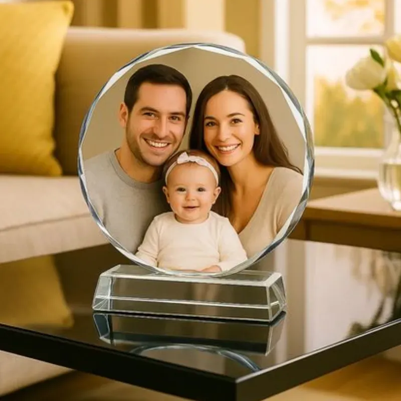 Cristal redondo mediano