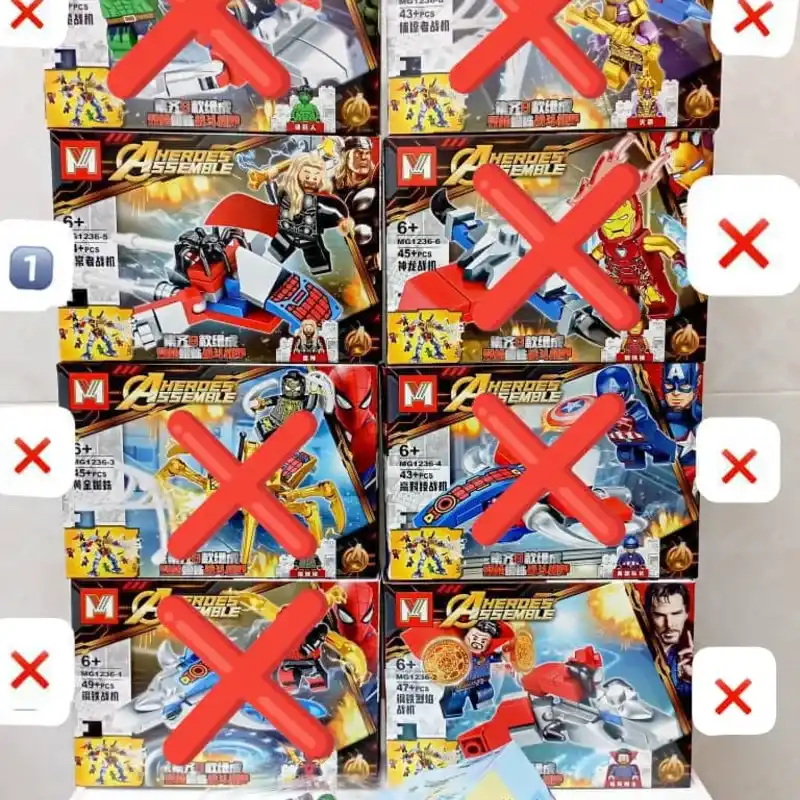 LEGO AVENGER CAJA PEQUEÑA