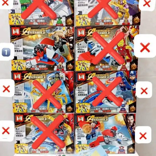 LEGO AVENGER CAJA PEQUEÑA