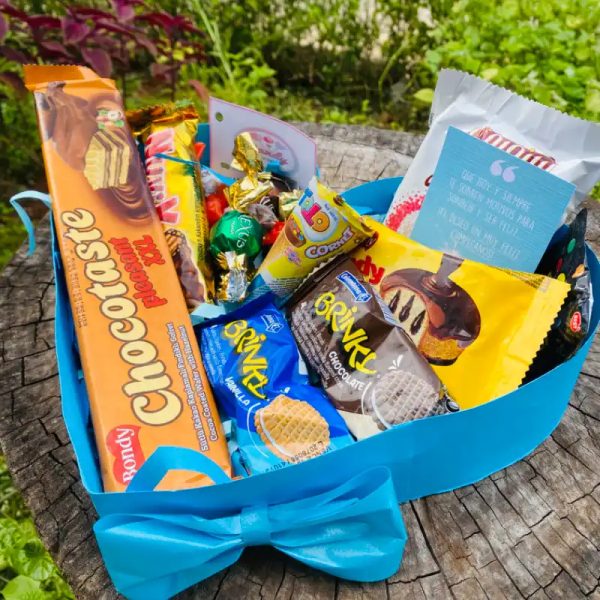 Caja de corazón con candy
