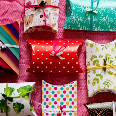 Estuche de regalo pequeño (tipo almohada)