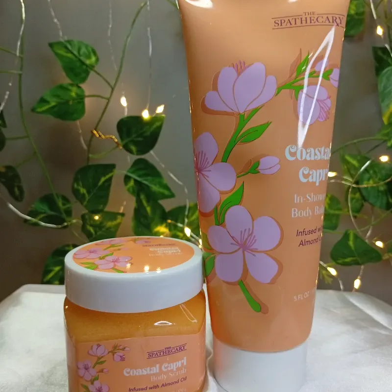 Exfoliante y Bálsamo corporal para la ducha