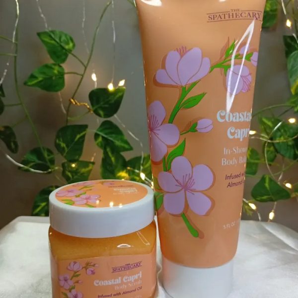 Exfoliante y Bálsamo corporal para la ducha