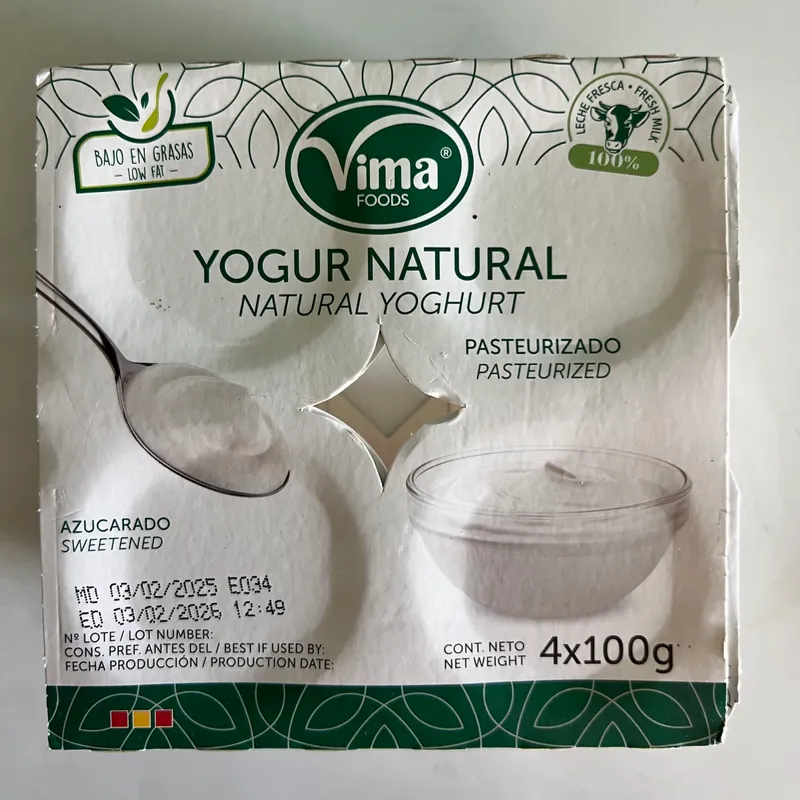Rico yogur natural