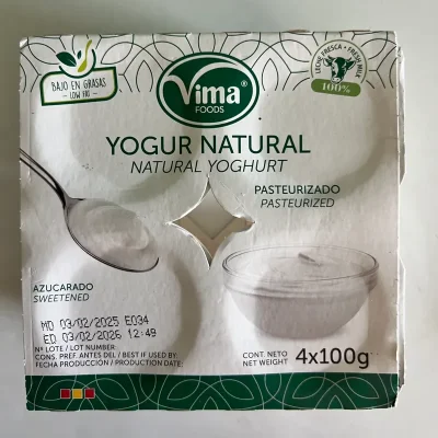 Rico yogur natural