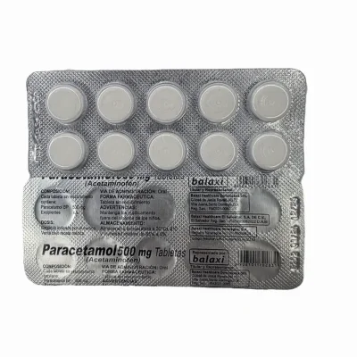 PARACETAMOL (10t ,500mg)(VENCE 12-26).