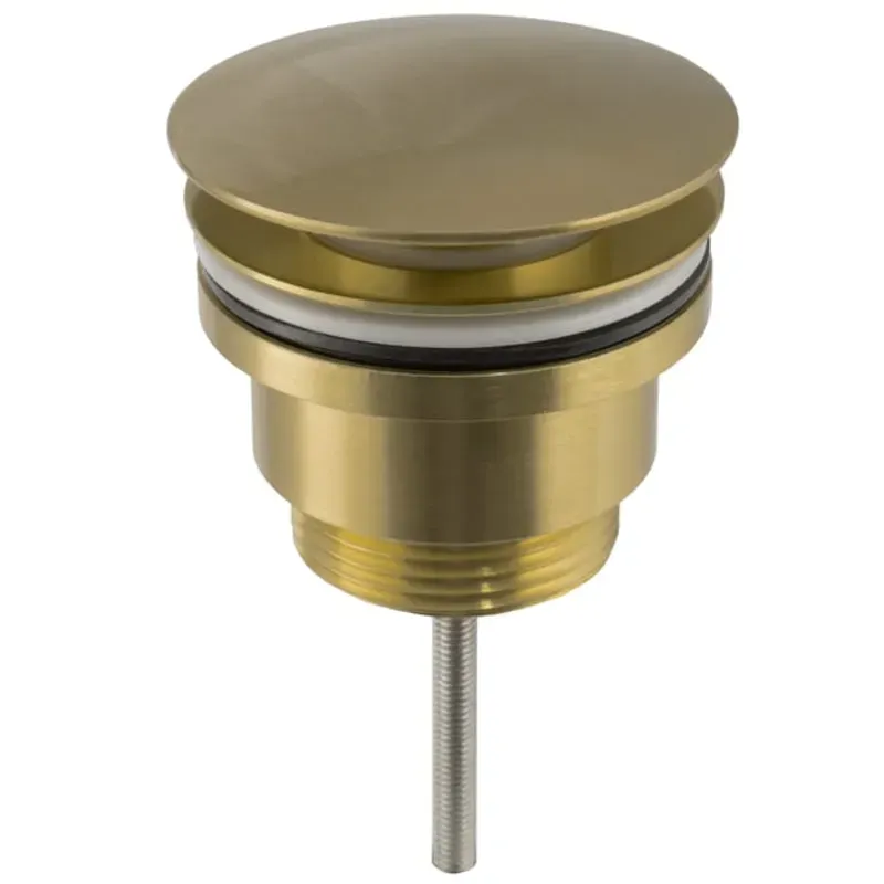 Válvula para lavamanos oro cepillado