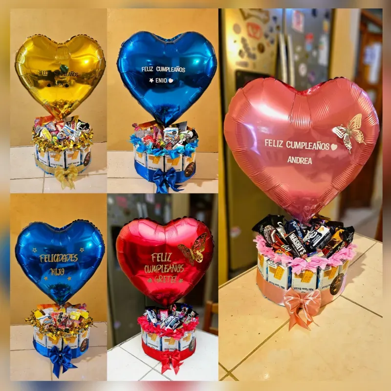 Corazón con letrero 