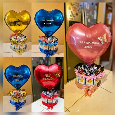 Corazón con letrero 