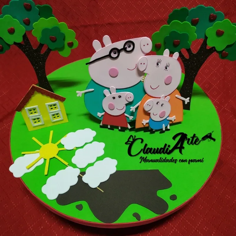 Cake topper (Peppa Pig)