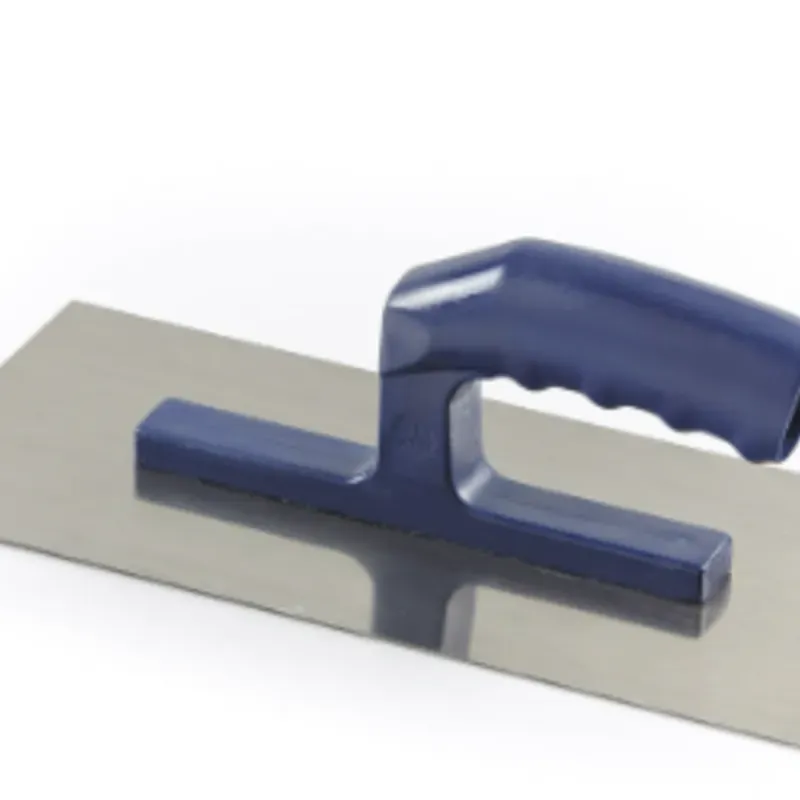 Llana de acero inoxidable 280×130 mm con mango de plástico