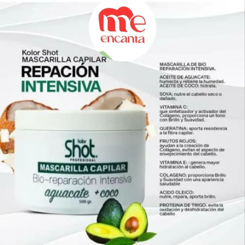 Tratamiento capilar Coco+Aguacate