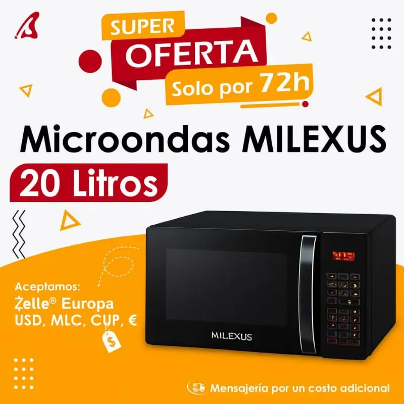 ‼️Microondas-Horno Milexus 20 L